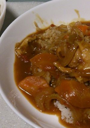 圧力鍋で簡単 手羽元軟骨コリコリ★カレー-レシピのメイン写真