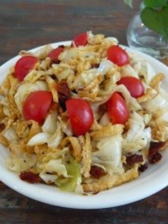 キャベツとあげのペペロンチーノ!?-レシピのメイン写真