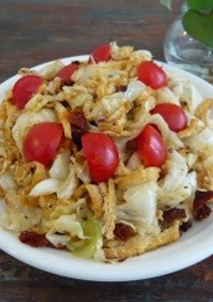キャベツとあげのペペロンチーノ!?-レシピのメイン写真