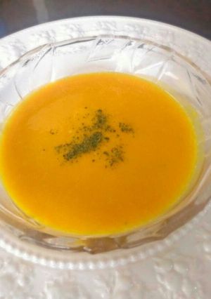 素材の味を生かしたカボチャの冷製スープ-レシピのメイン写真