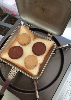 ホットサンド☆カントリーマアム☆-レシピのメイン写真