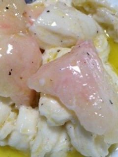 桃モッツァレラ-レシピのメイン写真