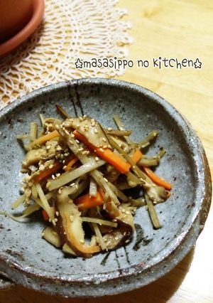お弁当にも☆『こくマヨきんぴらごぼう。』-レシピのメイン写真