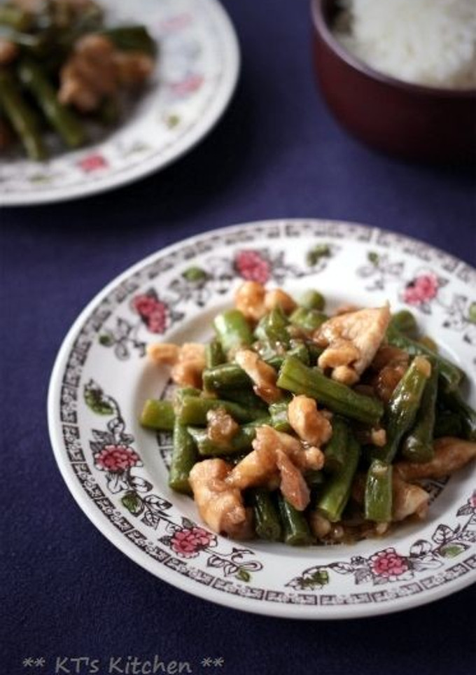 簡単一品☆鶏肉と隠元のオイスター炒め煮-レシピのメイン写真