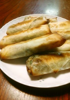 ヘルシー焼き春巻き-レシピのメイン写真
