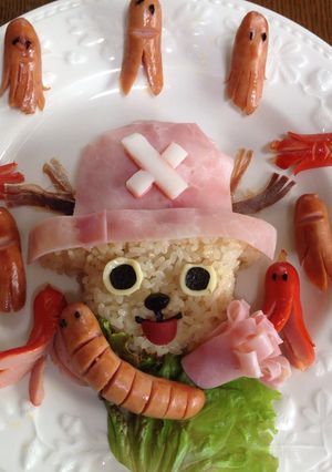 簡単 キャラ弁 ワンピースチョッパー-レシピのメイン写真
