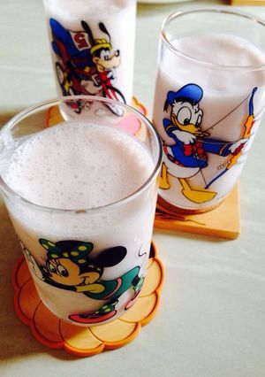 朝に簡単♪グレープフルーツミルクドリンク-レシピのメイン写真