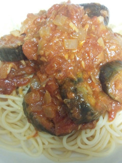 ナスとツナの冷製トマトパスタ-レシピのメイン写真