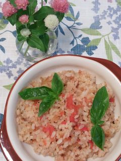 ♪まるごとトマトの炊き込みご飯♪-レシピのメイン写真