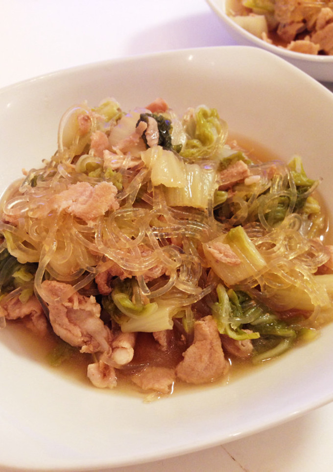 豚肉と白菜と春雨の旨煮-レシピのメイン写真