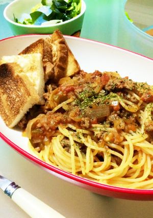 夏のさっぱりボロネーゼ。-レシピのメイン写真