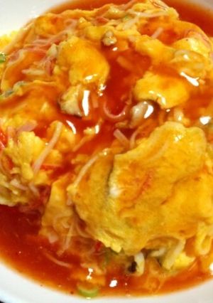 ぱぱっと簡単！お手軽 天津丼-レシピのメイン写真