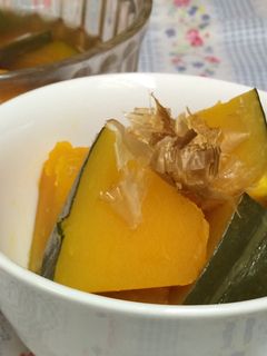 麺つゆ入れてレンジでチン☆カボチャの煮物-レシピのメイン写真