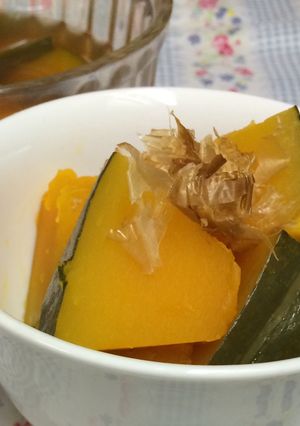 麺つゆ入れてレンジでチン☆カボチャの煮物-レシピのメイン写真