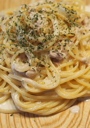 ツナとレモンソルトのクリームパスタ-レシピのメイン写真