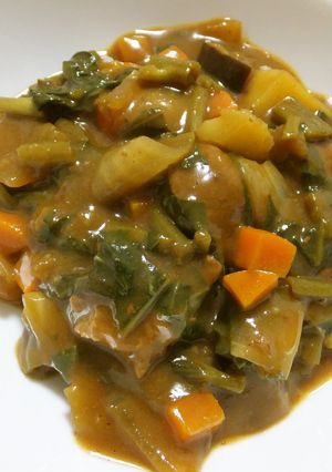 圧力鍋de空芯菜と夏野菜のカレー-レシピのメイン写真