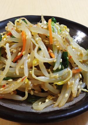 簡単！美味しい！やみつきピリ辛もやし-レシピのメイン写真