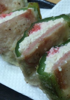 *ピーマン豆腐揚げ*-レシピのメイン写真