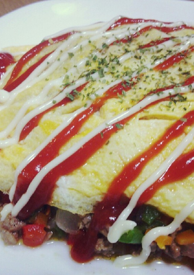 簡単♪具だくさんオムレツ♥-レシピのメイン写真