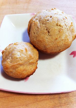 薔薇ジャムと低脂肪クリームチーズマフィン-レシピのメイン写真