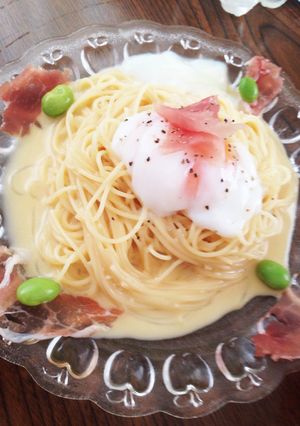 濃厚!冷製カルボナーラ-レシピのメイン写真