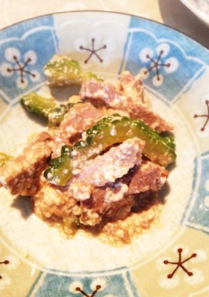 卵アレルギーの方むけ〜ゴーヤチャンプルー-レシピのメイン写真