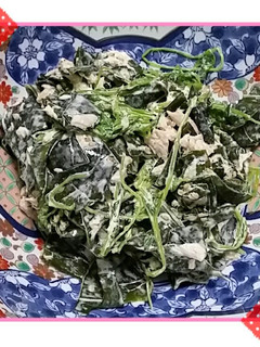 わかめと豆苗のツナマヨ和え♪-レシピのメイン写真