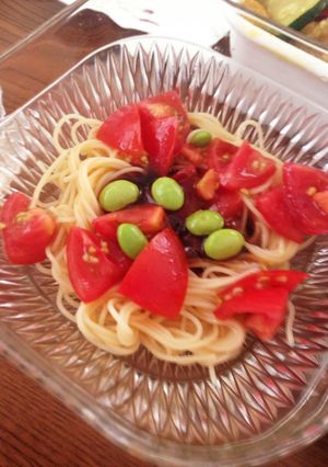 ソースが絡む♡サッパリ冷製パスタ-レシピのメイン写真