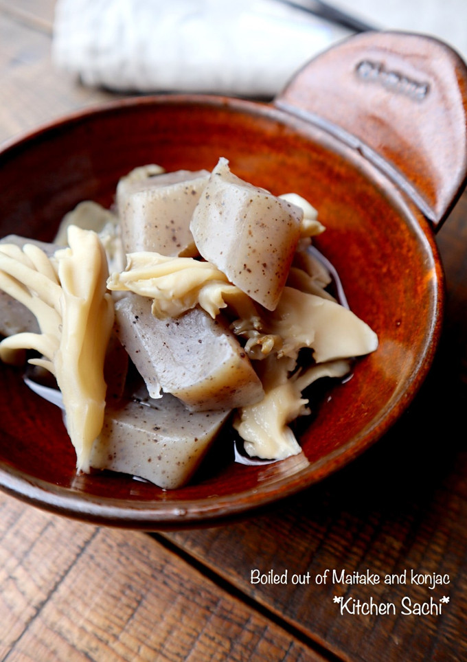 【作り置き】舞茸とこんにゃくのだし煮-レシピのメイン写真