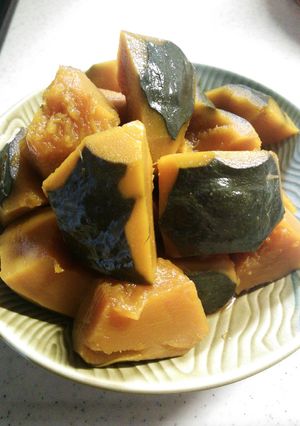 私のかぼちゃの煮物☆崩れずしっかりした味-レシピのメイン写真