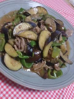 なすとピーマンと豚肉の味噌いため-レシピのメイン写真