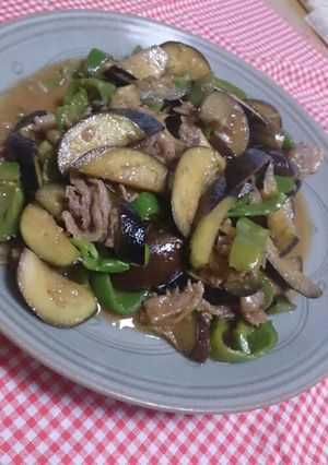 なすとピーマンと豚肉の味噌いため-レシピのメイン写真