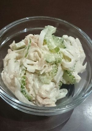 ゴーヤと蓮根のしゃきしゃきサラダ-レシピのメイン写真
