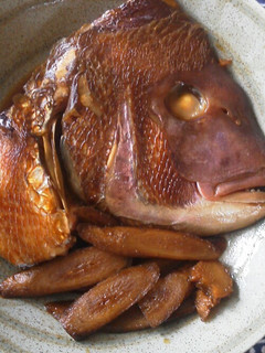 鯛のかぶと煮 ゴボウも柔らか-レシピのメイン写真