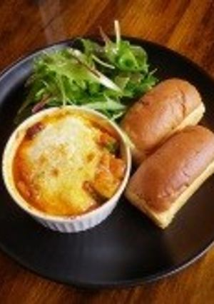 おしゃれ朝食！フラメンカエッグ!！-レシピのメイン写真
