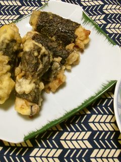 茄子と豚肉の磯辺あげ 梅味、柚胡椒味-レシピのメイン写真