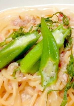 鮭と豆乳のクリームパスタ-レシピのメイン写真