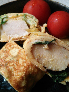 塩麹ササミの卵焼き♪-レシピのメイン写真
