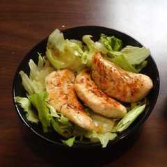 鶏ささみステーキサラダ-レシピのメイン写真