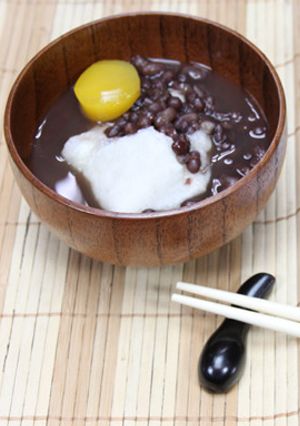 豆煮から作るぜんざい-レシピのメイン写真