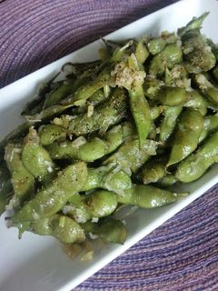 枝豆アレンジ♪枝豆のネギ塩ダレ炒め-レシピのメイン写真