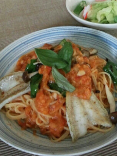 キスのトマトソースパスタ-レシピのメイン写真