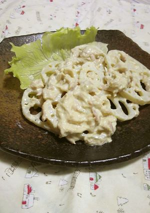 れんこんのツナマヨサラダ-レシピのメイン写真