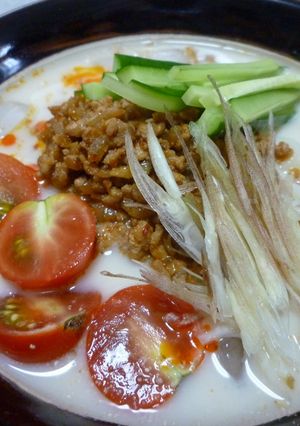 すり鉢で作る☆冷やし担担麺-レシピのメイン写真