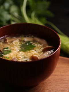 天然だしパックで作る ふわふわかき玉汁-レシピのメイン写真