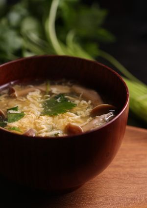 天然だしパックで作る ふわふわかき玉汁-レシピのメイン写真