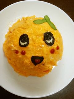 ふなっしーオムライス☆彡-レシピのメイン写真