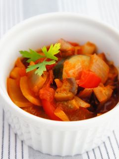 乾しいたけのラタトゥイユ-レシピのメイン写真