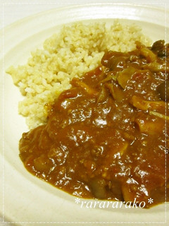 簡単☆ひき肉とキノコのトマトカレー-レシピのメイン写真