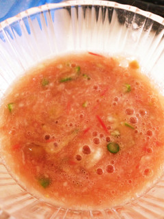 長芋のとろっとろ麺つゆ〜夏野菜入り-レシピのメイン写真